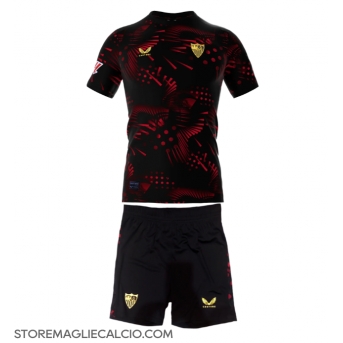 Sevilla Maglia Gara Terza Repliche 2024-25 Bambino Maniche Corte